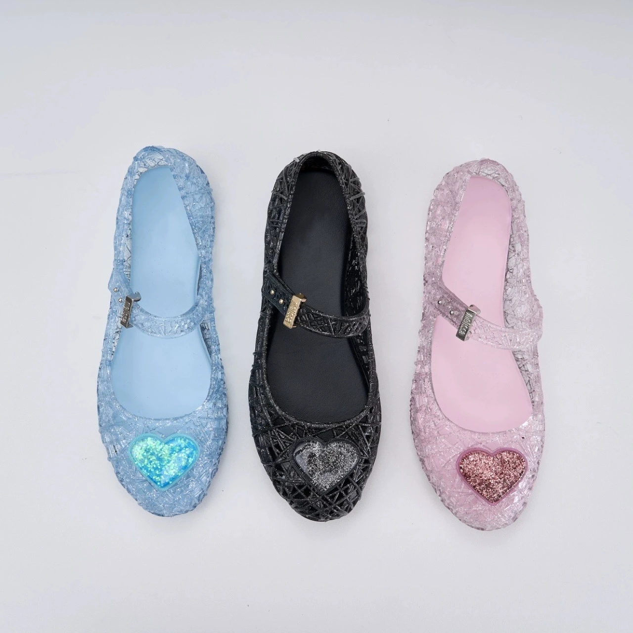 2026 Parent-child Breathable Soft Bottom Sandals Mommy Daughter Hollow Woven Nest Love Flat Jelly Shoes Women's Kids Beach Shoes