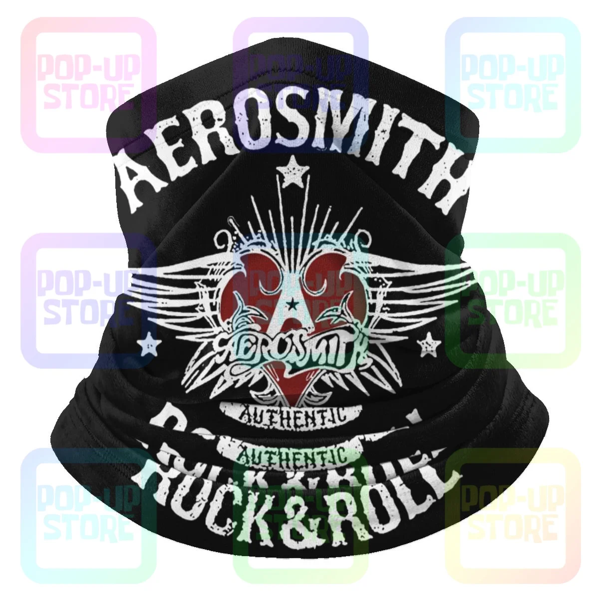 Aerosmith Deuces Là Hoang Dã Chuyến Lưu Diễn 2019 Las Vegas Microfiber Cổ Tem Mạc Dây Khăn Chống Tia UV