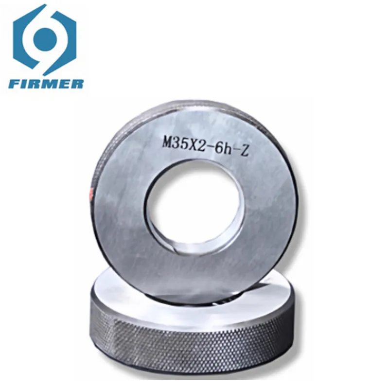 M1 M2 M3  M4 M5 M6 M7 M8 M9 M10 M11 M12 6H Metric Thread Ring Gauge GO And NOGO Gage Tooth Gauge