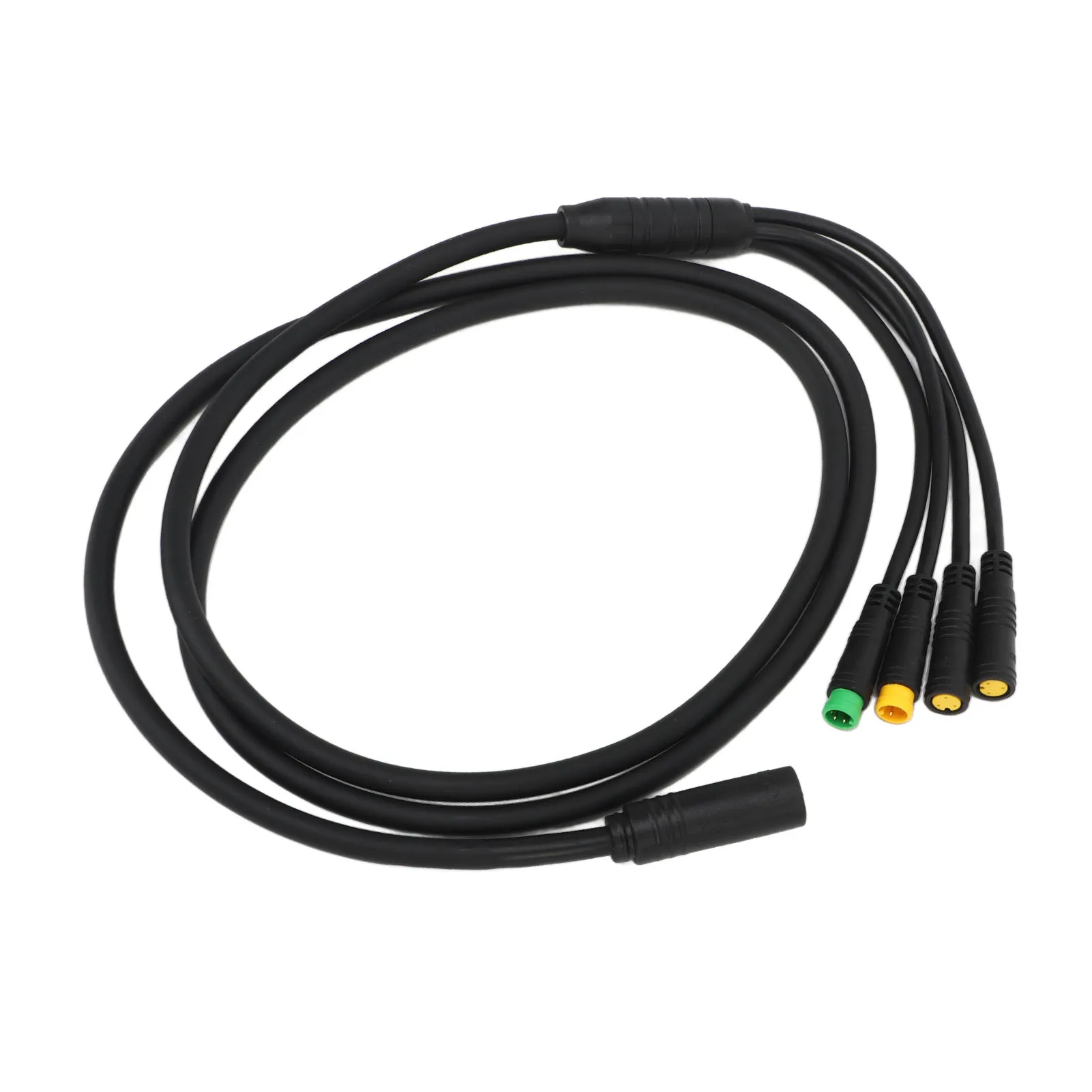 120 سنتيمتر دراجة موتور تحويل كابل مقاوم للماء 1 ل 4 منتصف محرك المحرك تمديد سلك ل BAFANG BBS01 BBS02