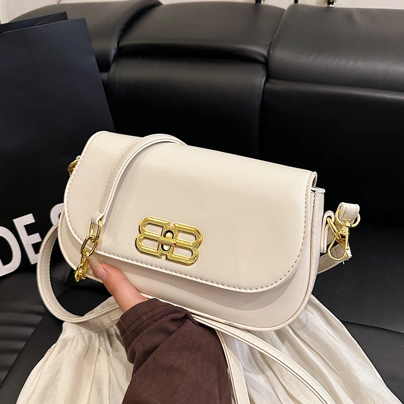 

High-End Minimalist Unique Clutch Mini Bag For Women Casual Simple Vintage Luxury Fashion Letter Logo Paris