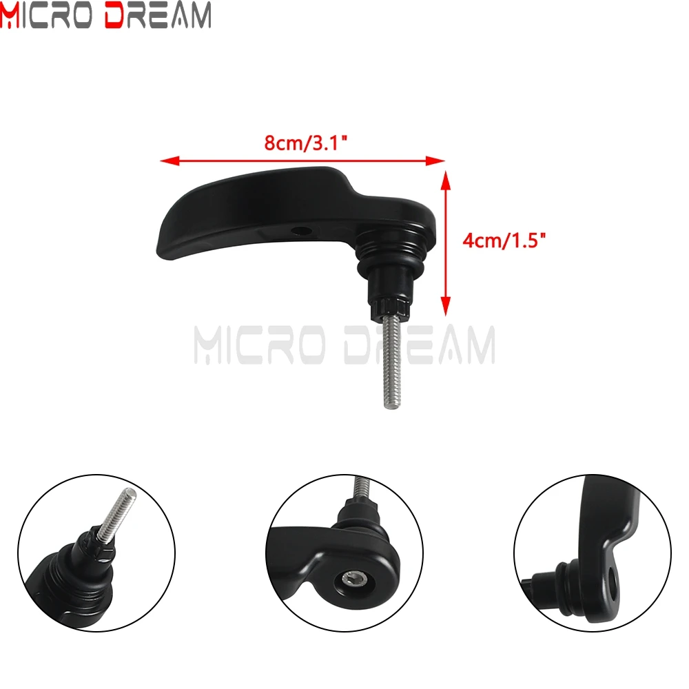 Motorcycle Saddlebag Lid Lifter Latch Handle Lever Kit For Harley Touring Road King Street Electra Glide CVO Ultra Limited 2014-