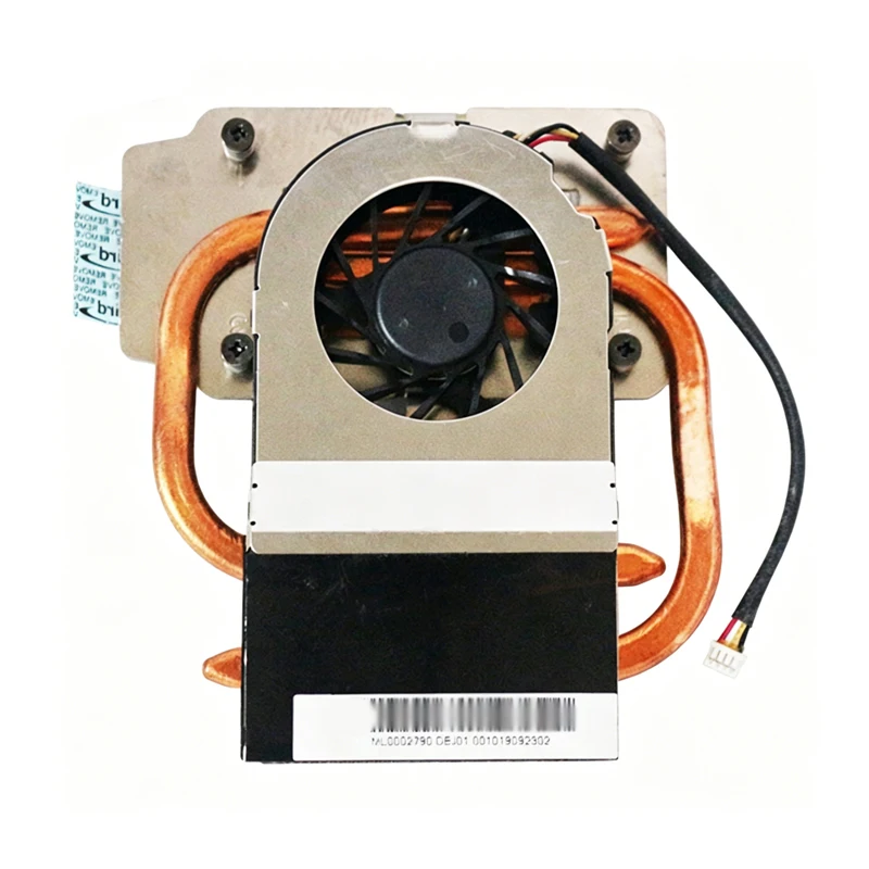 Dual Ball Bearing Laptop Cooling Fan Heatsink, Model ADDA AB0712HB-UBB, DC12V 0.30A, Mount Hole Spacing 36×64mm