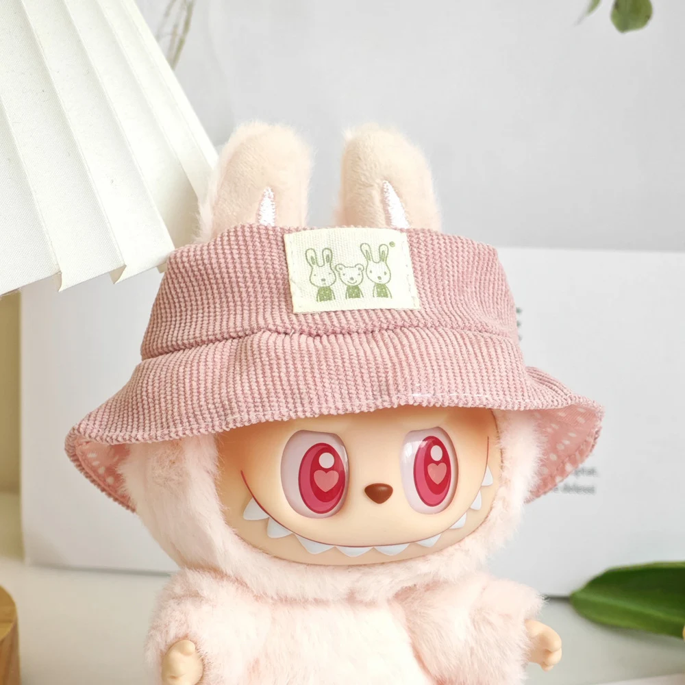 

Плюшевые кукольные шапки, аксессуары для одежды для Labubu Idol V1 V2, плюшевые шапки, аксессуары для одежды