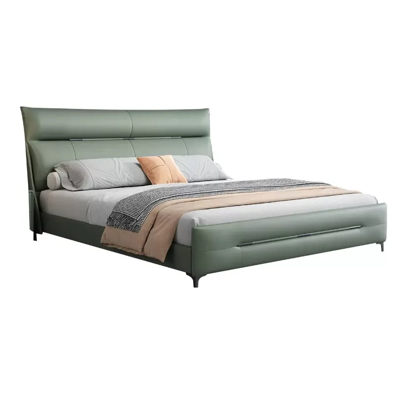 

Modern minimalist master bedroom double 1.8m Nordic ins atmospheric soft package wedding