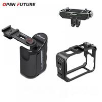 Action Camera Street Photography Handle Grip With Quick Release Mount/Protective Frame Set For Insta360 Ace Pro 2/GoPro Hero 13