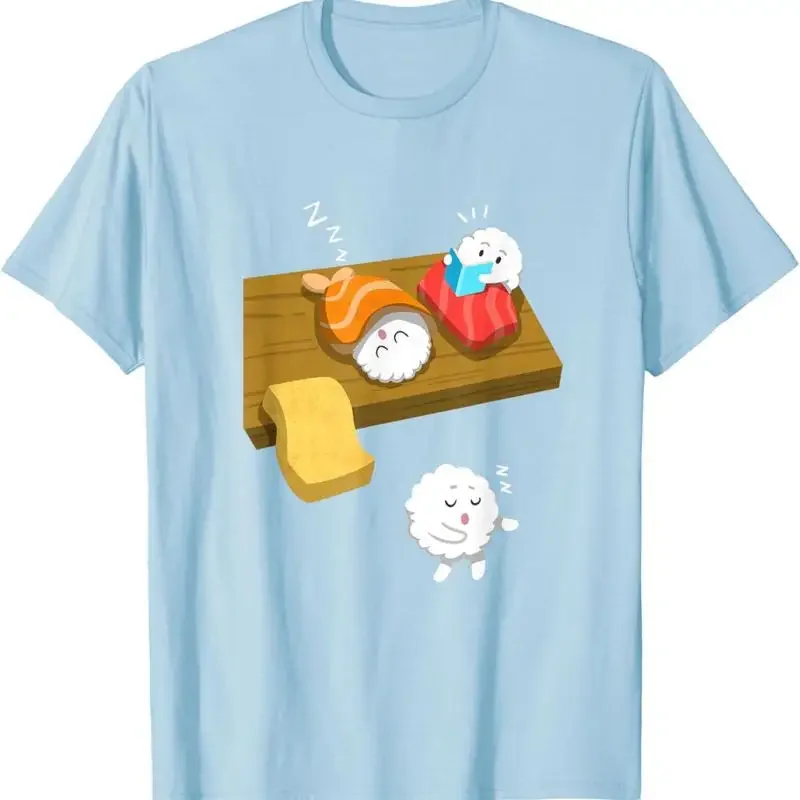 Sleep Walking Sushi Funny Japanese Food Sashimi T Shirt