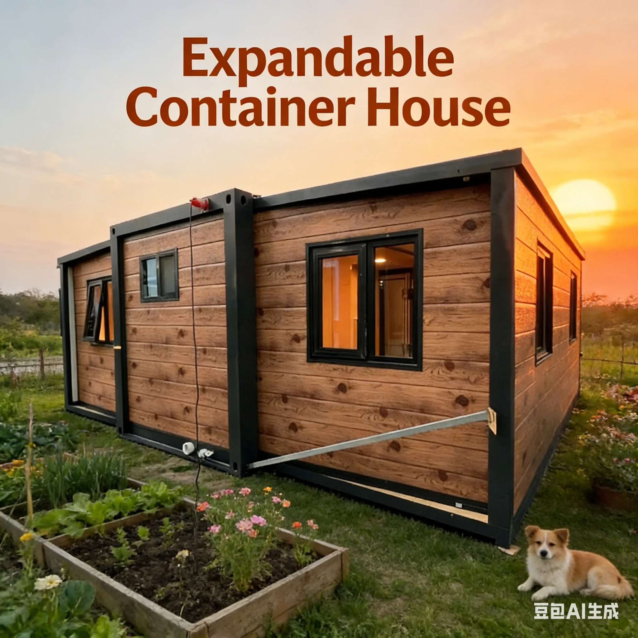 Customized 20FT Tiny House To Live Portable Prefab With 3 Bedroom 1 Full Equiped Bathroom And Kitchen Prefabricated Hot Sale