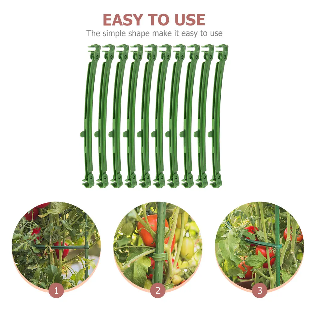 

10pcs Plant Supports Premium Pp Climbing Stand For Garden Trellis Plastic Racks Fence Decorative Screen Climbing Plants Garden
