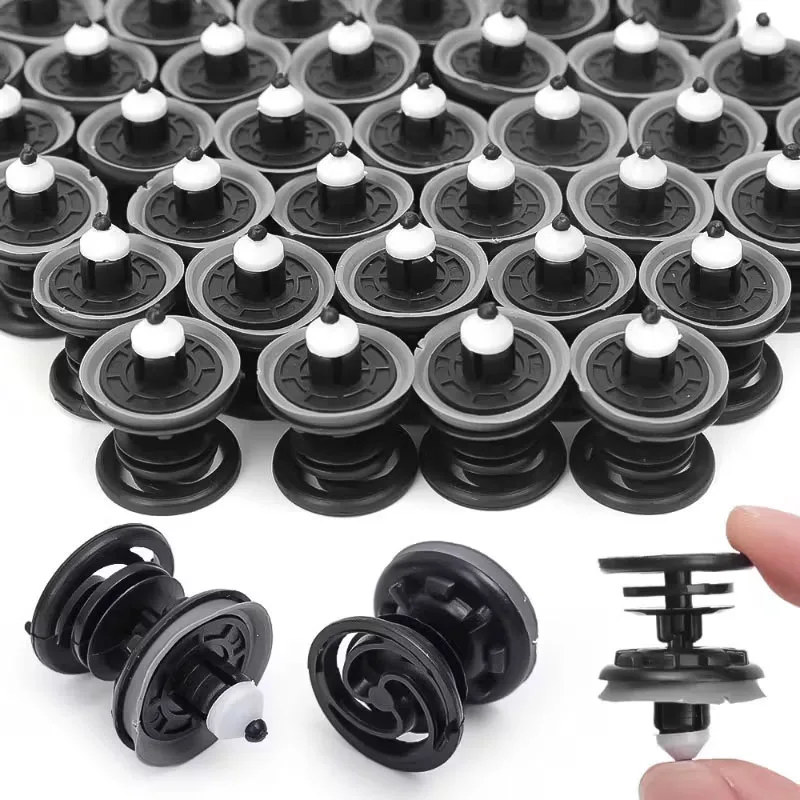 10/20/30 pçs clipes de guarnição do cartão do painel da porta do carro fixação rebite para vw para golfe para audi para polo painel da porta do carro fivela peças fixação