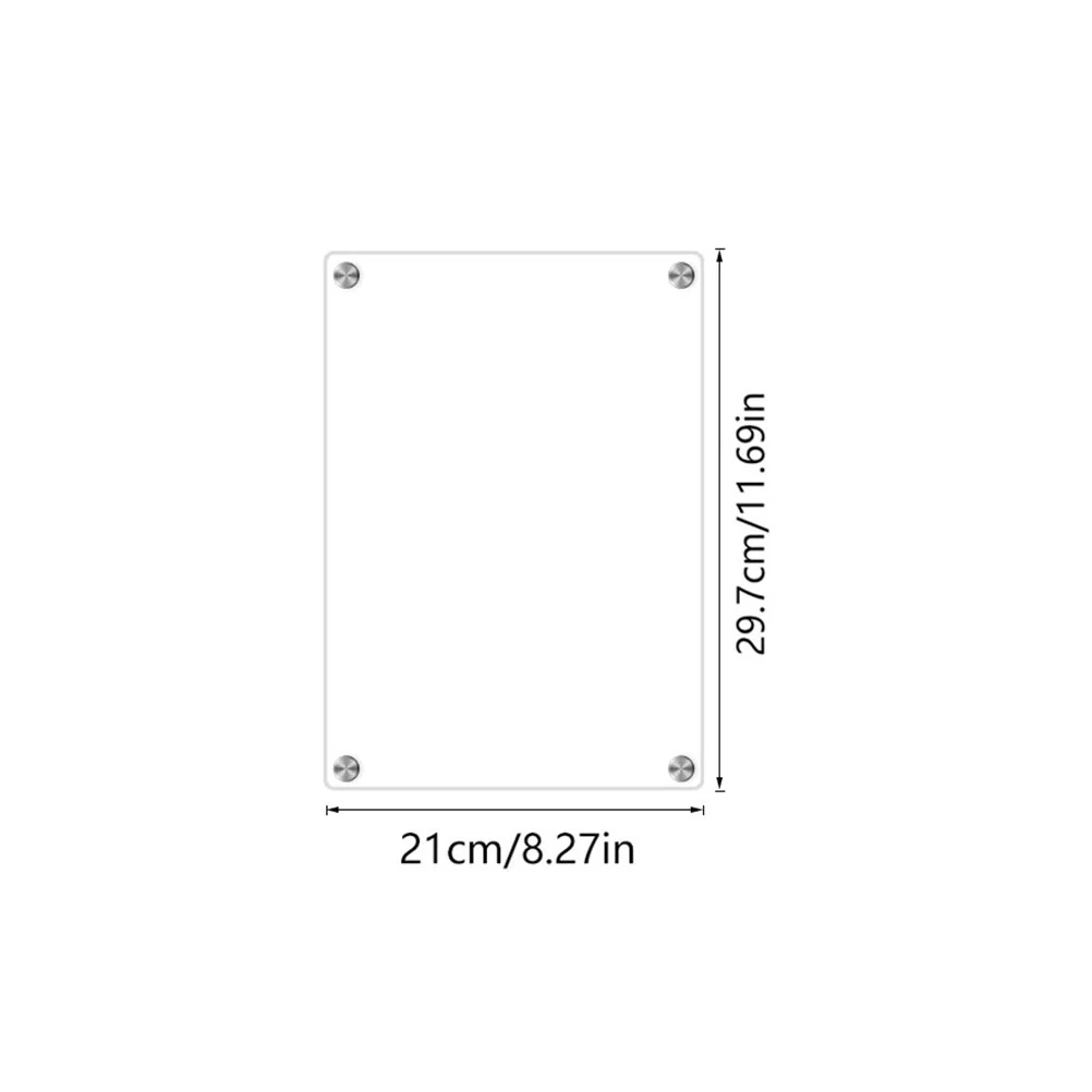 1 Set Magnetic Planner Board Refrigerator Weekly Write Board Fridge Acrylic Dry Erase Board magnetic dry erase board