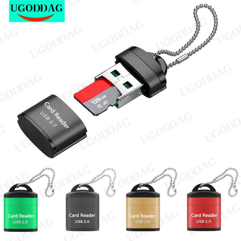 Czytnik kart pamięci USB Micro TF/SD USB 2.0 Mini do telefonu komórkowego, szybki adapter USB do akcesoriów laptopowych