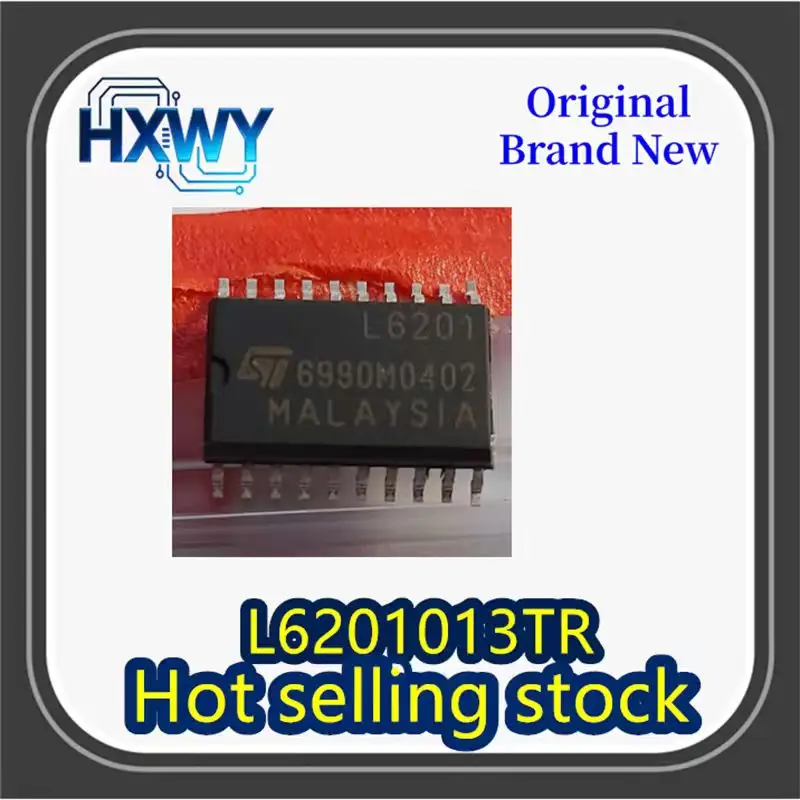 

(2/20 pieces) L6201013TR Silkscreen L6201 SOP-20 Bridge Driver IC Chip Brand New Original