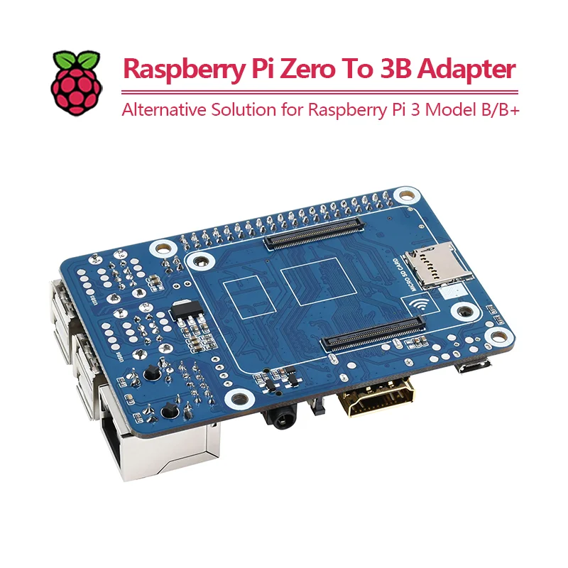 محول Raspberry Pi Zero إلى 3B، حل بديل لـ Raspberry Pi 3 Model B/B+، يعتمد على Raspberry Pi Zero