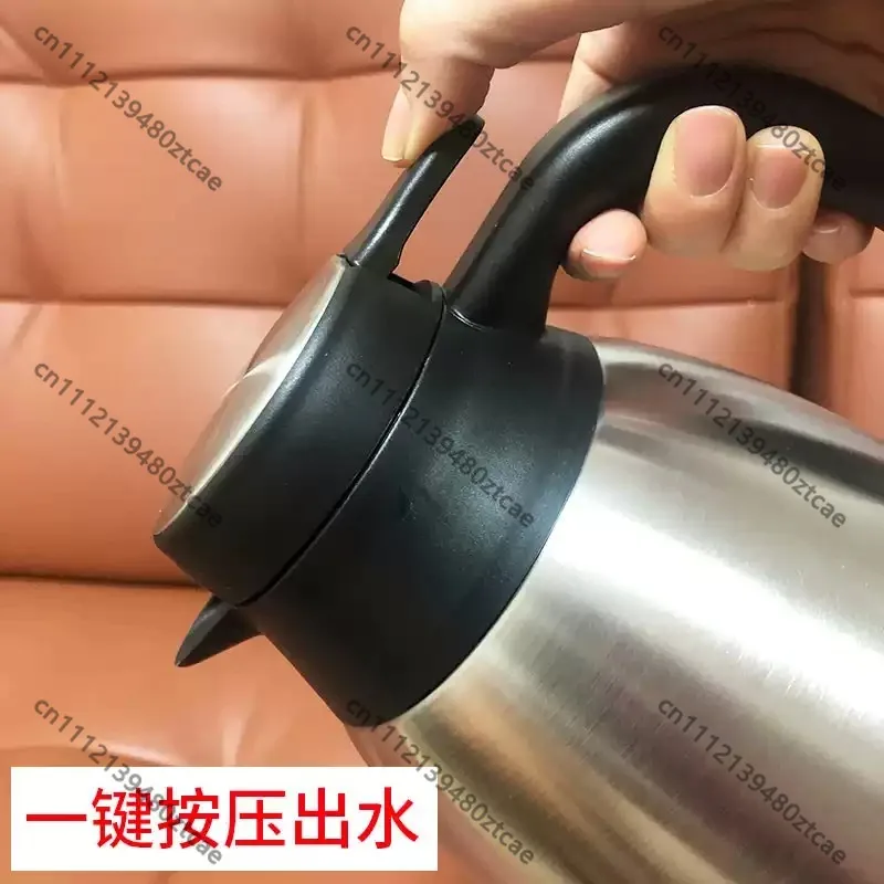 Large‑Capacity Stainless Steel Thermal Carafe Vacuum Hot Water Jug Desktop Insulated Pot for Household Hotel Conference Room