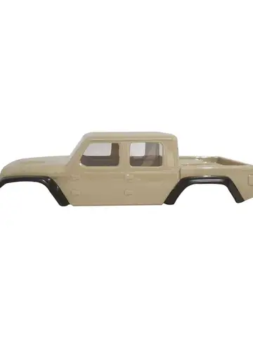 1/24 Skala JW Lexan PC Vit MINI Kaross PC kaross Beige Kaross för Axial SCX24 Jeep Wrangler 2019 Jeep 8 best sales axiella scx24-kroppar - №5