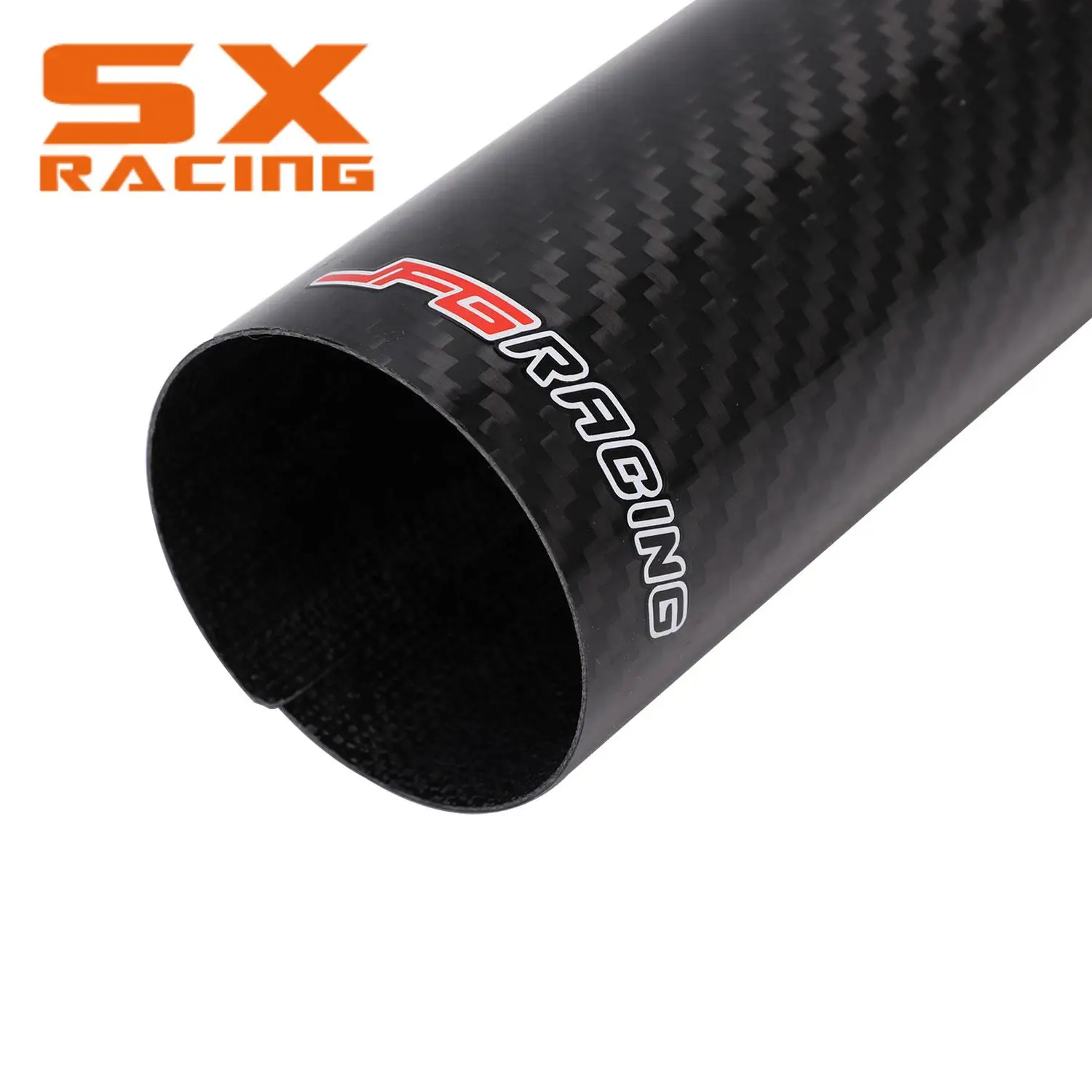 Motorcycle Carbon Fiber Front Fork Guard Wrap Cover Accessory For YAMAHA HONDA KTM EXC SX SXF XC XCF XCW 125 250 350 450 530 JFG