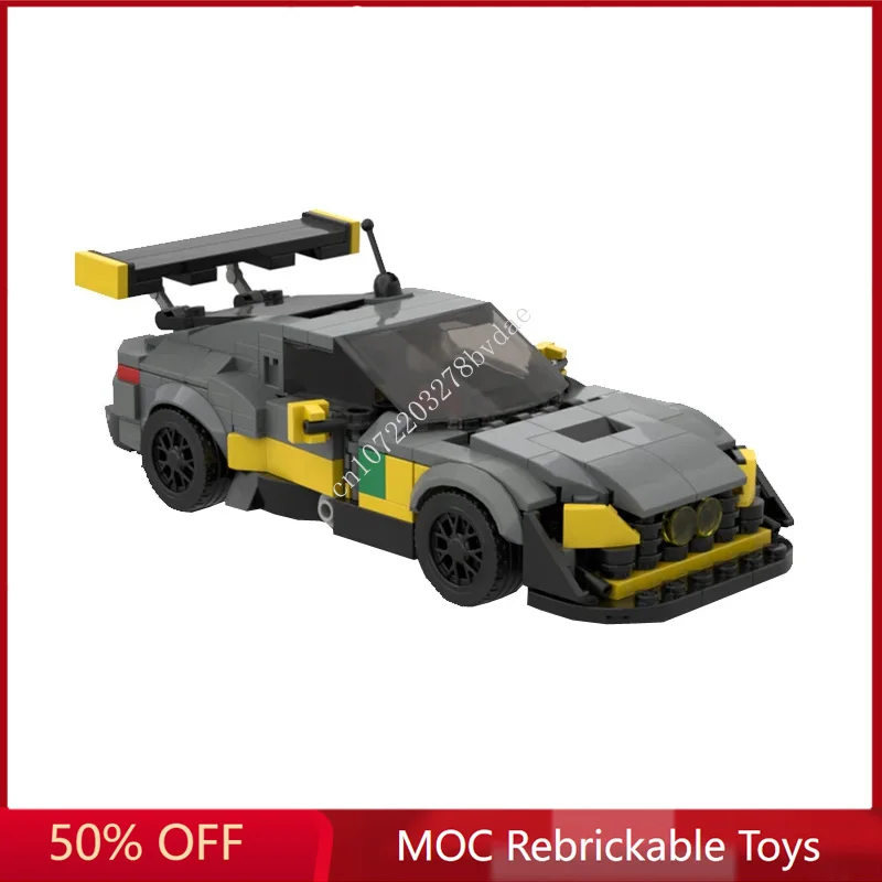 

318 шт., Детский конструктор MOC Speed Champions Age GT8