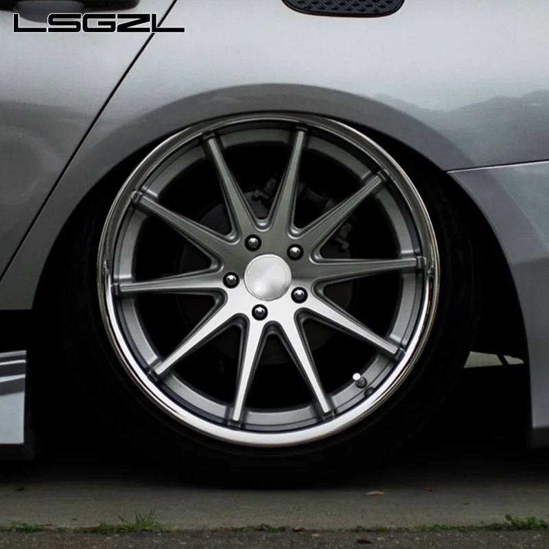 LSGZL Custom Forged 1 Piece 2 Piece Wheels Passenger Car Wheels 17 18 19 20 21 22 24 26 Inch for Bmw Nissan Land Rover Urus C8