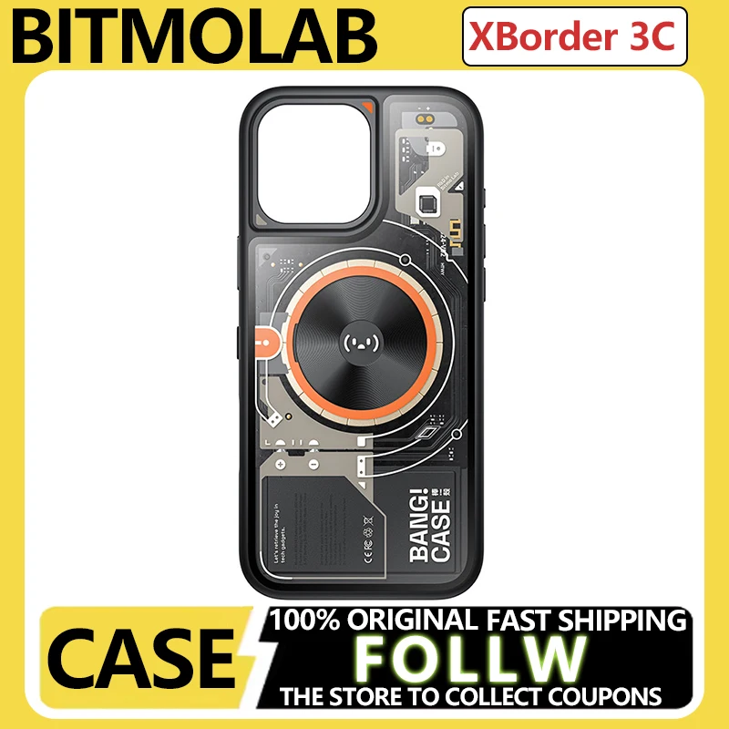 

Чехол для телефона Bitmolab GAMEBABY, новый, с защитой от падений, для iPhone 17 Pro Max, с поддержкой геймпадов с раскладкой клавиш GB GBC NES