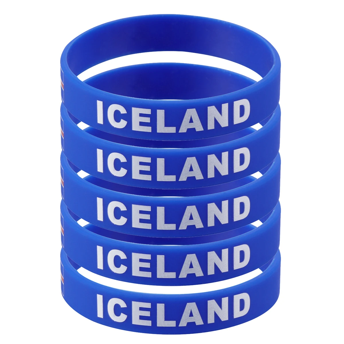 

Adult Silicone Bracelet Wrist Band Country Flag Decorate Australian Bracelets Wristbands