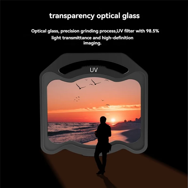 Pacote de filtro de lente ND JABS-Essential para DJI O4 Air Unit Pro com filtros ND8, ND16, ND32, ND64, UV, CPL