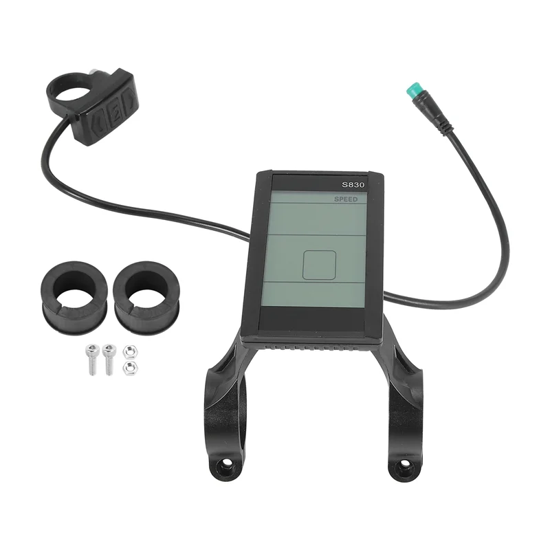 

AD08-Protocol 2 Electric Bicycle Bike Display 24V 36V 48V LCD S830 Display With USB Waterproof Connection (5 Pins)