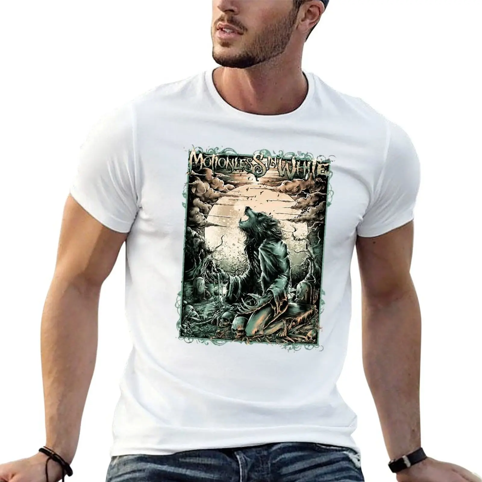 

t shirts funny men in man shirts man t for white T-Shirt Motionless