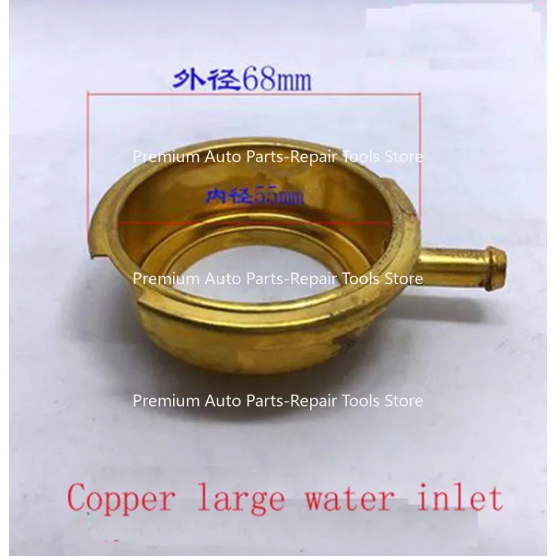 Car Water Tank Plus Water Nozzle Large, Medium And Small Radiator Nozzle Tank Cover Copper Mouth Neck Nozzle 1pc