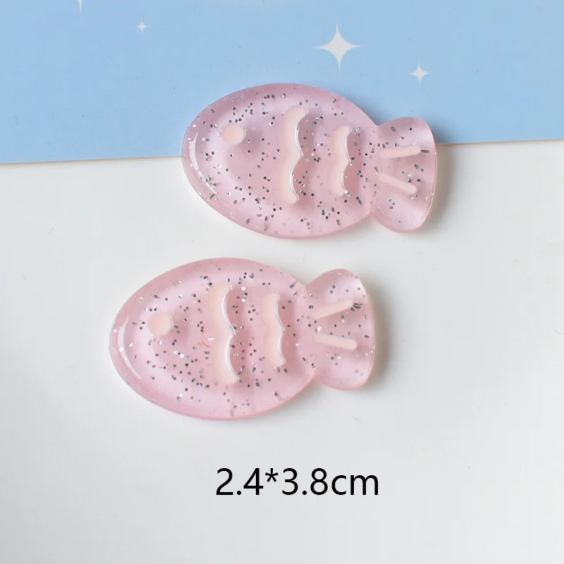 10Pcs Colorful Little Fish Shell Pearls Girl Women Shoe Charms DIY Hole Shoes Detachable Buckle Garden Shoes Accessories Gifts