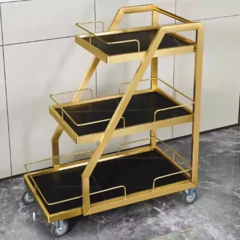 

Luxury Rolling Hotel Handcart Banquet Good Trolley Hotel Handcart Utility Vehicle Transportkarre Klappbar Hotel Furniture