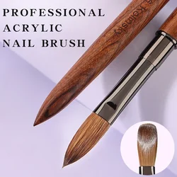 100% Kolinsky Acrylic Nail Brush UV Gel Polish Nail Art Extension Builder Pen High Quality Drawing Mink Brush Manicure Tools