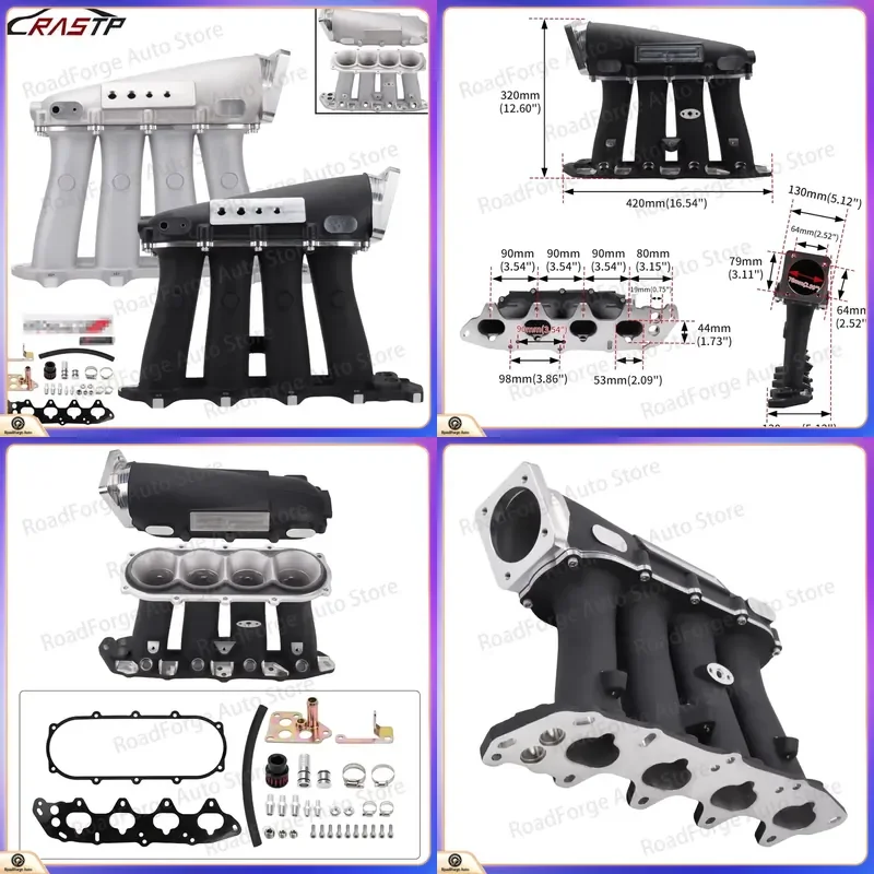 RASTP-B Series Ultra Street Engines Intake Manifold For Honda Acura B16A/B17A/B18C/B18C1/B18C5 and VTEC Engines CR1864