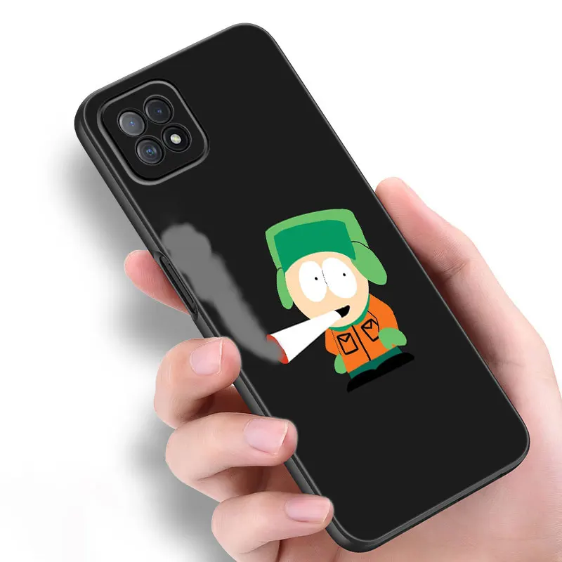 Funny S-South Park Silicone Phone Case For OPPO Reno 10 11 Pro A55 A57 A58 A72 A74 4G A98 5G A15 A16 A17 A38 A54 A76 A94