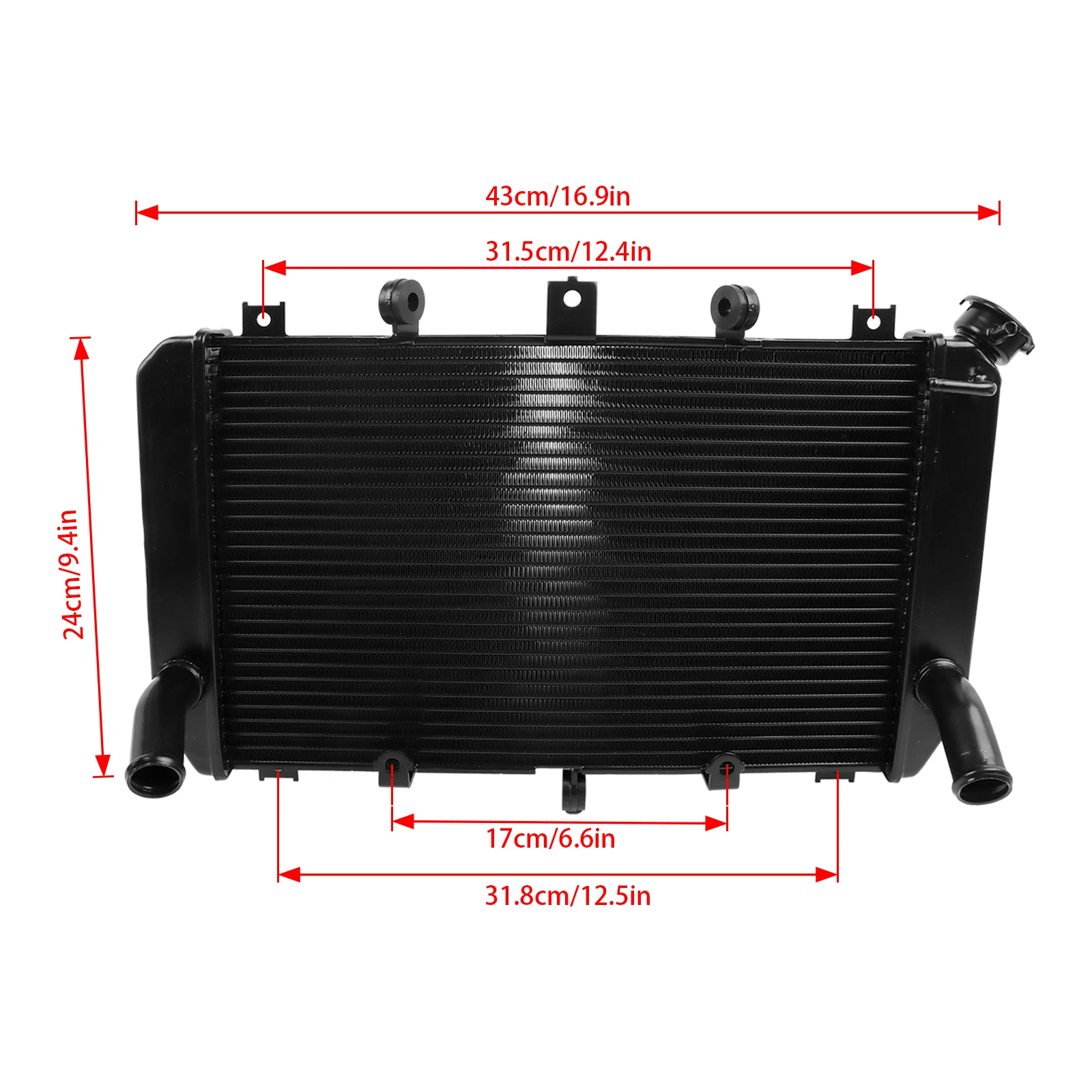 Motorcycle Aluminium Engine Radiator For Kawasaki Z900 RS Z900RS Z 900 RS 2017-2023 Oil Cooler Coolant Cooling Water Tank