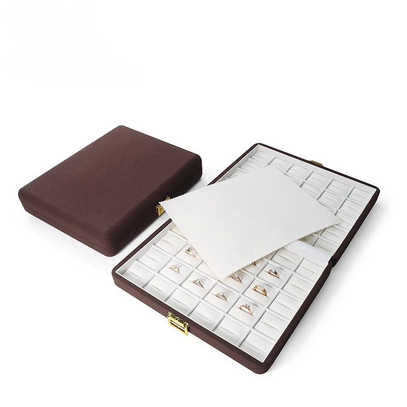 Jewelry Ring Necklace Earrings Jewelry Box Earrings Ear Drops Jewelry Storage Box Double-sided Ring Packaging Box