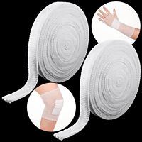 1 Roll Elastic Net Wound Dressing Net Tubular Bandage Mesh Tubing Tubular Gauze Fix Breathable Bandage Retainer for Wrist Elbow