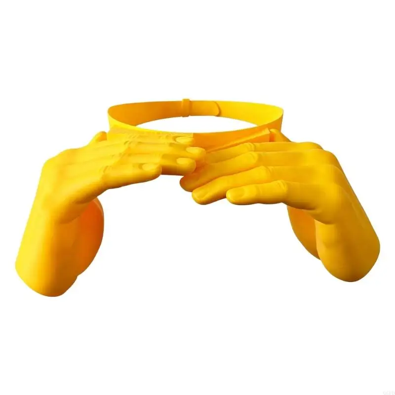   Playful 3D Printed Hat Shaped Like A Hand Headwear Props For Special Occasion