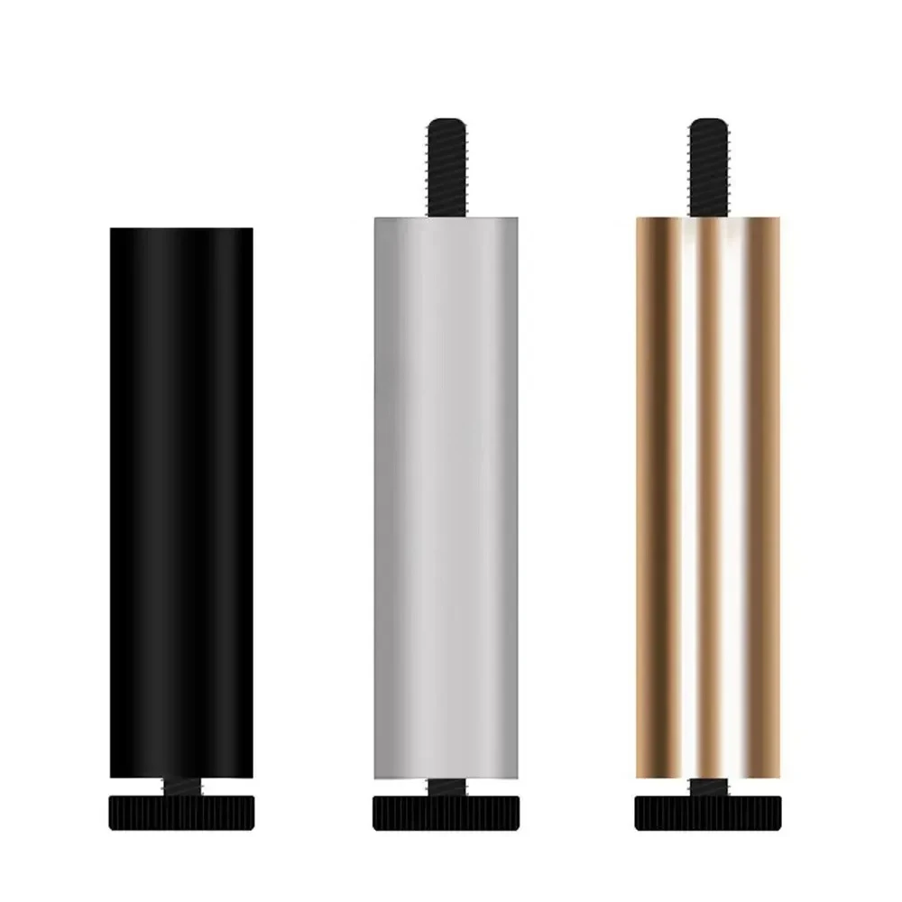 4pcs Adjustable Aluminum Alloy Furniture Support Replacement Legs Metal Shock Absorbing Riser Feet for Sofa TV Cabinet 6-30cm