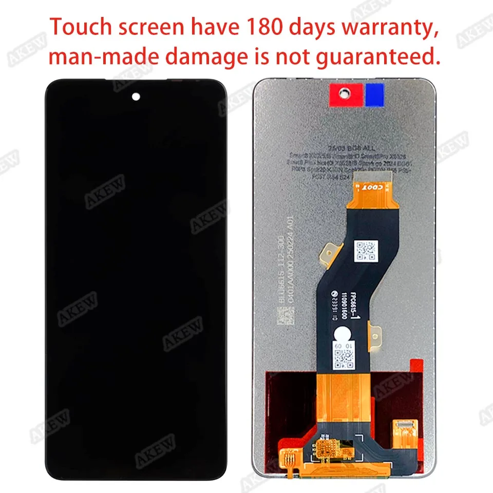 AKEW For Tecno Spark Go 2024 LCD Display New Tecno BG6 Touch