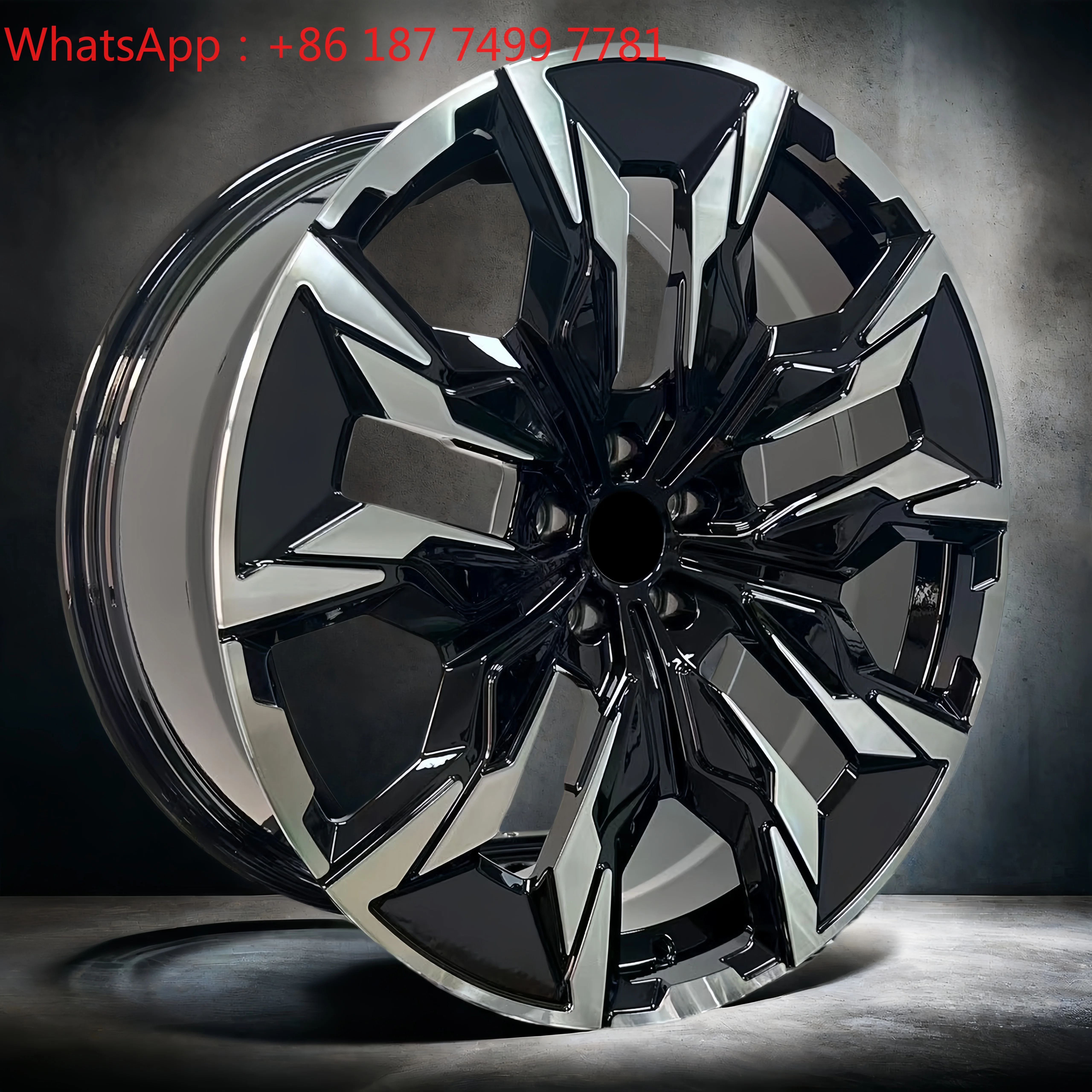 Custom High-gloss Bronze/Black Forged Alloy Wheels 5x120 18-21 Inch Luxury Passenger Car Rims