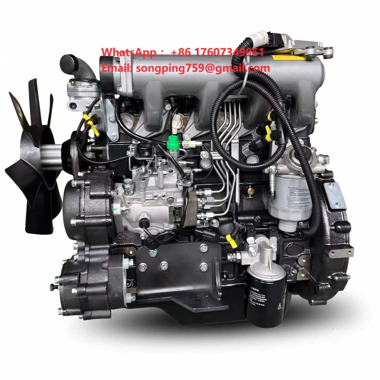 JM 4D27G31 Diesel Engine Assembly, 45 KW, 2,500 Rpm, 2.7 L Inline-4, for Xinchai 4D27G31 Engine Construction Machinery Parts