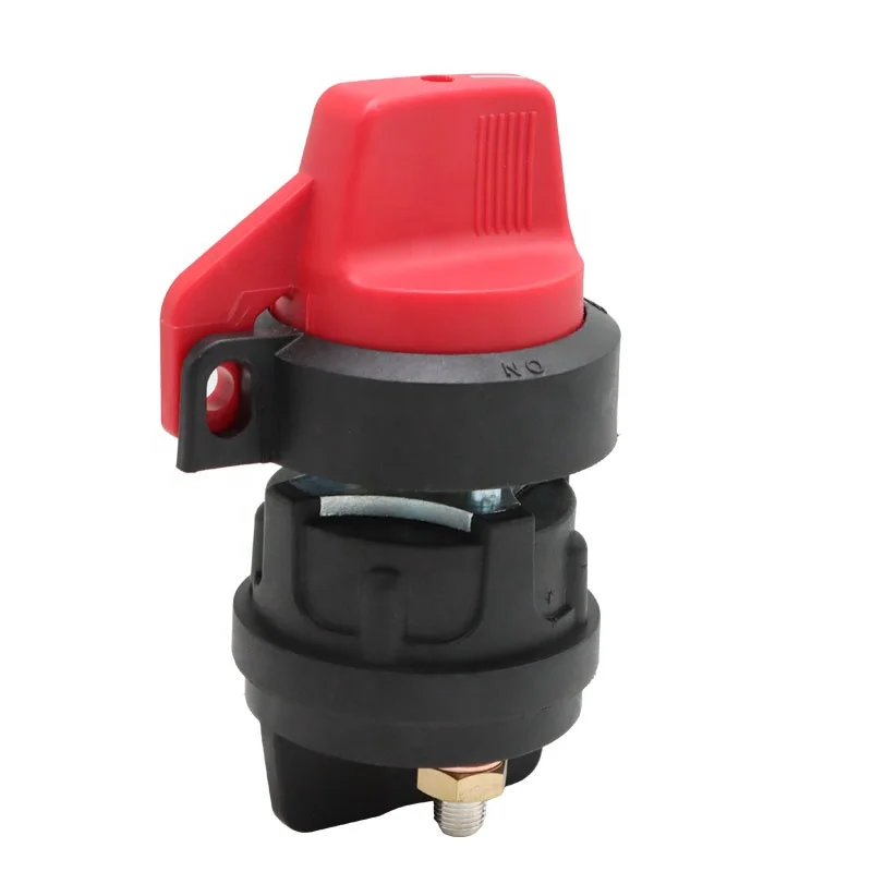 

Черный/красный 300-амперный главный выключатель, ручка типа, выключатель, главный разъединитель с защитой от утечек или квадроцикл RV UTV