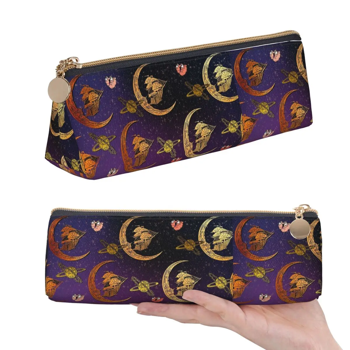 Treasured Planets Federmäppchen für Jungen und Mädchen, Schule, Stiftbox, Bleistiftbeutel, Schreibwaren, Stifthalter, Tasche