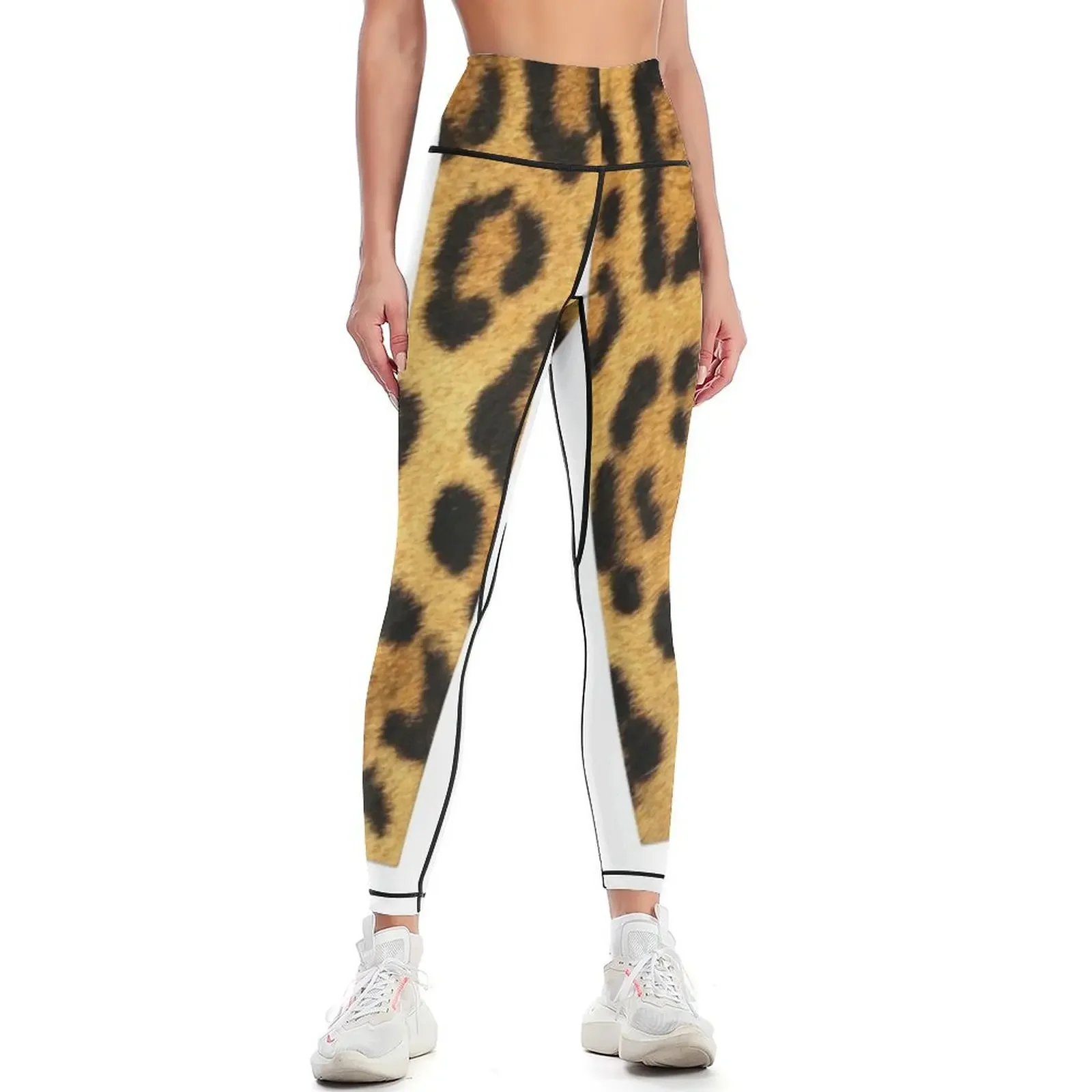 

Jaguar Print Animal Skin Fur Pattern Leggings Female legging pants sports for sports woman gym Training pants Womens Leggings