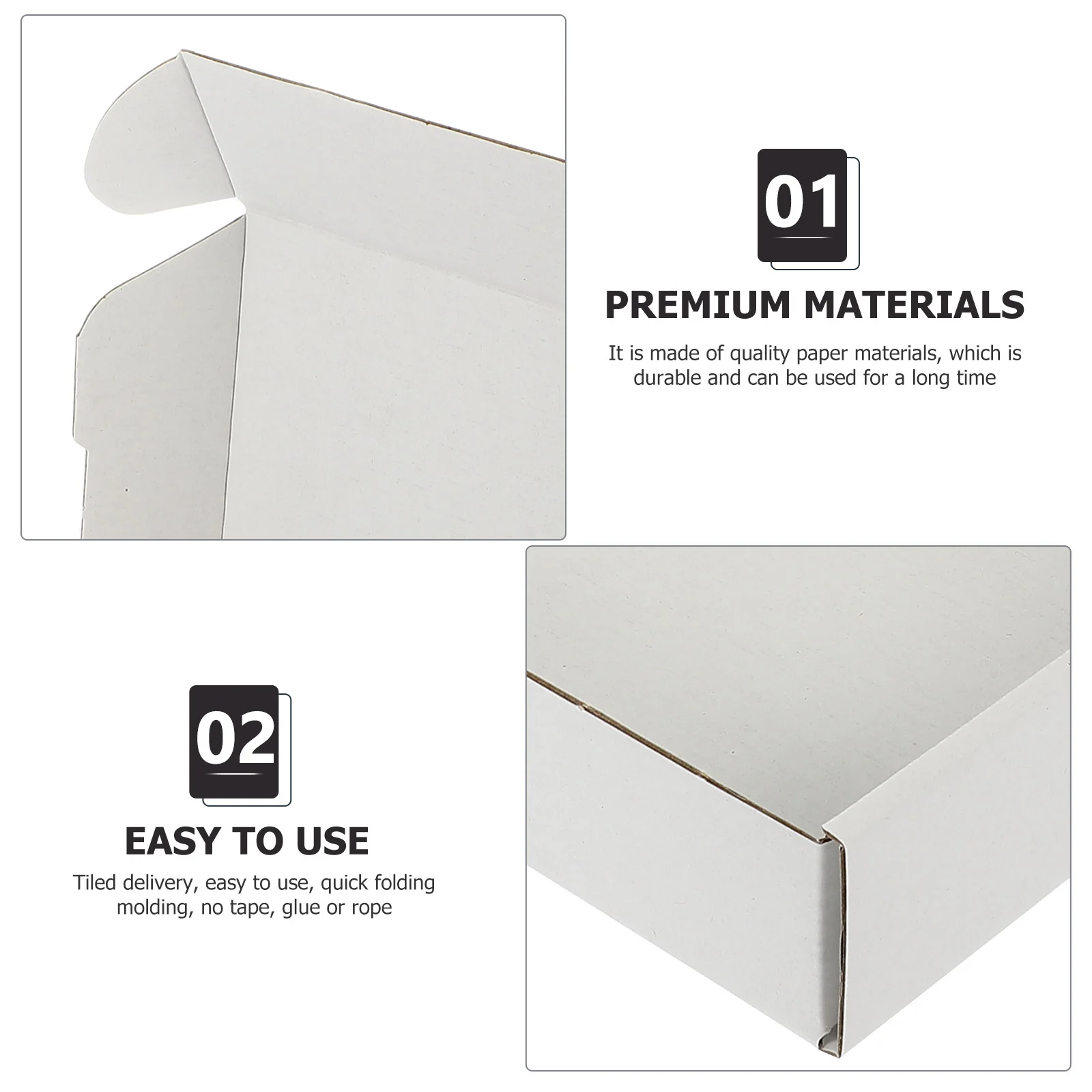 20 Pcs Cardboard Shoe Boxes Packing Airplane Extra Hard Packaging Small Shipping