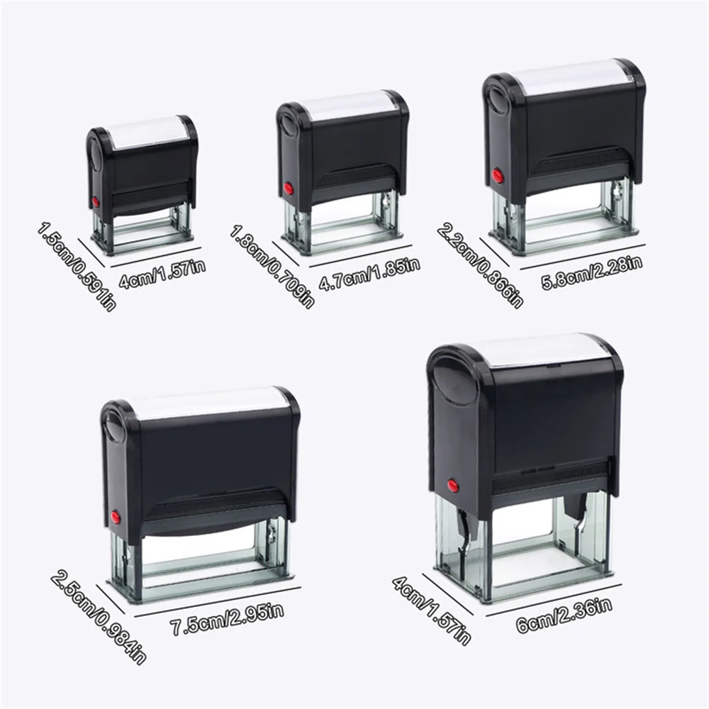 

Customized Self Inking Stamp Rubber Logo Clear Seal Stamp Customized Business Wedding Party Decoration For Invitation Stationery