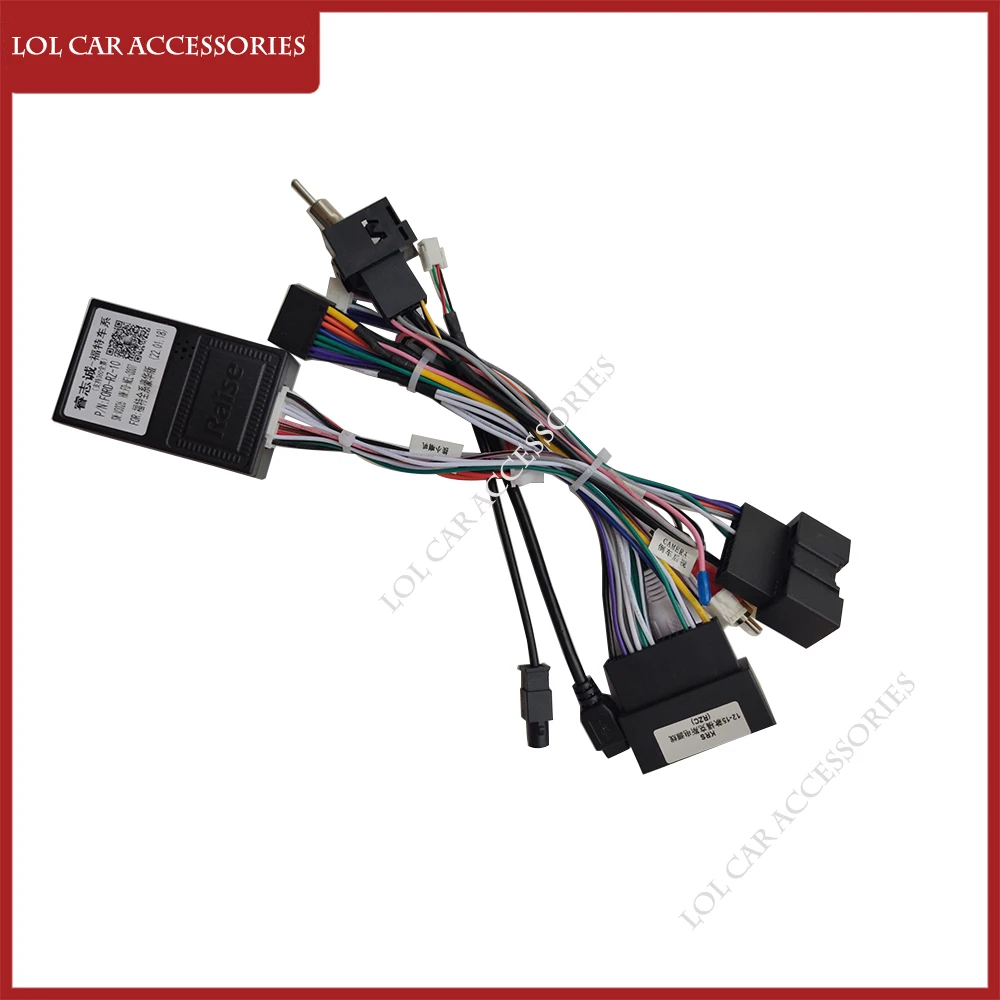 Car Radio GPS MP5 Player Android Power Cable Canbus For Ford 2012-2015 Panel Frame Wiring Harness