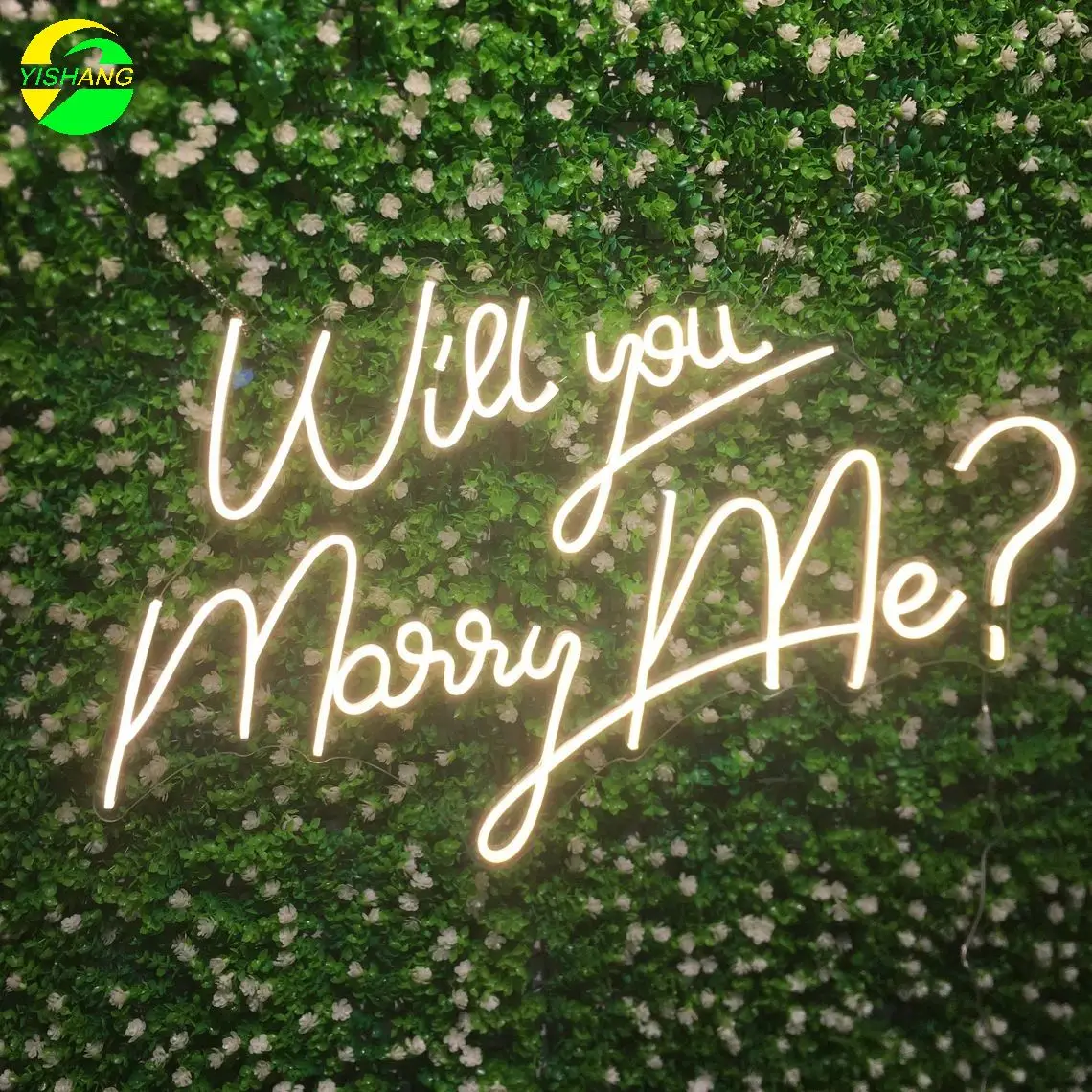 Will You Marry Me? Neon Signs Wedding Proposal Decor Valentine's Day Decoration Party Wall Reception Decor Custom