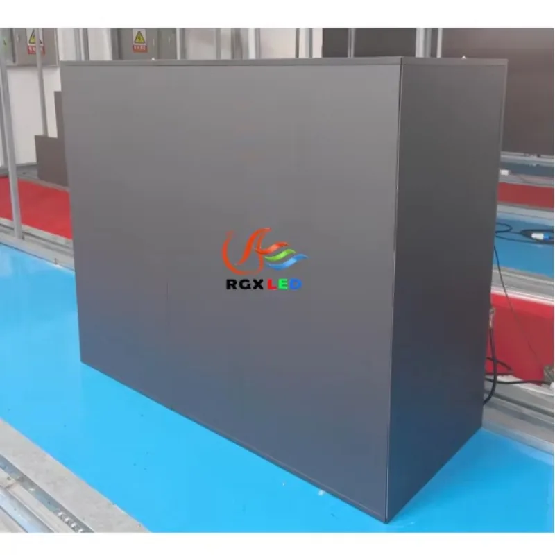 P2 Waterproof RGB Encircling LED DJ Booth Screen Custom Size Panel for Nightclub Bar Wedding Stage Live Decoration Events